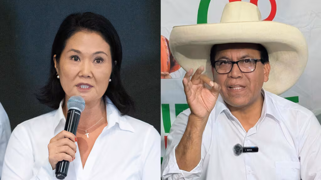 Debate presidencial entre Keiko Fujimori y Roberto Sánchez