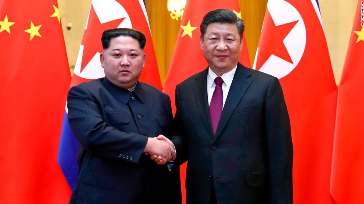 Xi Jinping y Kim Jong-un